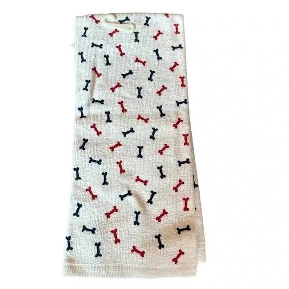 Kitchen Towel Patriotic Dog 16.5in x 26in - Picture 2 of 2